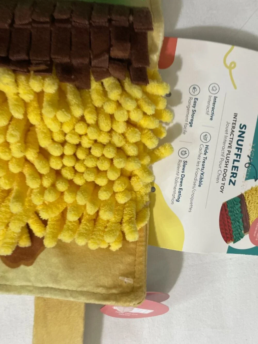 ZippyPaws Snufflerz Interactive Plush Snuffle Mat Dog Toy Treat Puzzle NWT